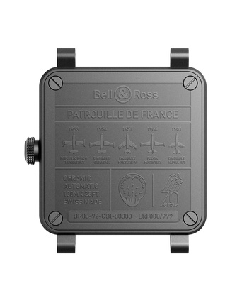 Men's watch / unisex BELL & ROSS, BR 03-92 Patrouille de France 70th Anniversary / 42mm, SKU: BR0392-PAF7-CE/SCA | watchphilosophy.co.uk