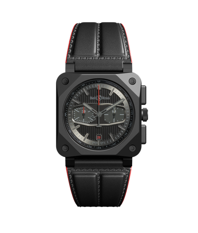 Men's watch / unisex BELL & ROSS, BR 03-94 Blacktrack / 42mm, SKU: BR0394-BTR-CE/SCA | watchphilosophy.co.uk