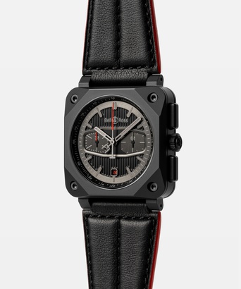Men's watch / unisex BELL & ROSS, BR 03-94 Blacktrack / 42mm, SKU: BR0394-BTR-CE/SCA | watchphilosophy.co.uk