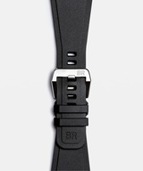 Men's watch / unisex BELL & ROSS, BR 03 Black Steel / 41mm, SKU: BR03A-BL-ST/SRB | watchphilosophy.co.uk