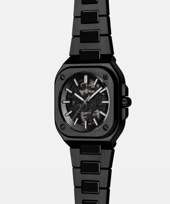 Men's watch / unisex BELL & ROSS, BR 05 Skeleton Black Ceramic / 41mm, SKU: BR05A-BL-SK-CE/SCE | watchphilosophy.co.uk