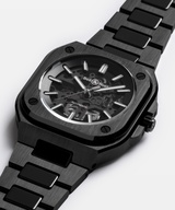 Men's watch / unisex  BELL & ROSS, BR 05 Skeleton Black Ceramic / 41mm, SKU: BR05A-BL-SK-CE/SCE | watchphilosophy.co.uk