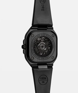 Men's watch / unisex BELL & ROSS, BR 05 Skeleton Black Ceramic / 41mm, SKU: BR05A-BL-SK-CE/SRB | watchphilosophy.co.uk