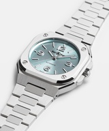 Men's watch / unisex BELL & ROSS, BR 05 Ice Blue Steel / 36mm, SKU: BR05A-S-BU-ST/SST | watchphilosophy.co.uk