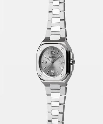 Men's watch / unisex BELL & ROSS, BR 05 Grey Steel / 36mm, SKU: BR05A-S-GR-ST/SST | watchphilosophy.co.uk