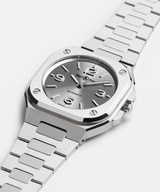 Men's watch / unisex BELL & ROSS, BR 05 Grey Steel / 36mm, SKU: BR05A-S-GR-ST/SST | watchphilosophy.co.uk