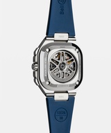 Men's watch / unisex BELL & ROSS, BR 05 Chrono Blue Steel / 42mm, SKU: BR05C-BLU-ST/SRB | watchphilosophy.co.uk