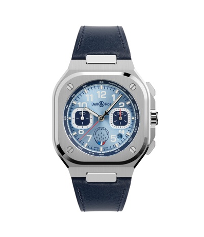 Men's watch / unisex BELL & ROSS, BR 05 Chrono Patrouille de Francel Limited Edition / 42mm, SKU: BR05C-PAF-ST/SCA | watchphilosophy.co.uk
