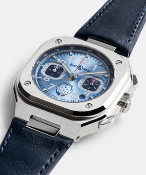 Men's watch / unisex BELL & ROSS, BR 05 Chrono Patrouille de Francel Limited Edition / 42mm, SKU: BR05C-PAF-ST/SCA | watchphilosophy.co.uk