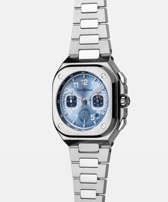 Men's watch / unisex BELL & ROSS, BR 05 Chrono Patrouille de Francel Limited Edition / 42mm, SKU: BR05C-PAF-ST/SST | watchphilosophy.co.uk