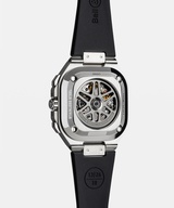 Men's watch / unisex BELL & ROSS, BR 05 Chrono Grey Steel & Gold / 42mm, SKU: BR05C-RTH-STPG/SRB | watchphilosophy.co.uk