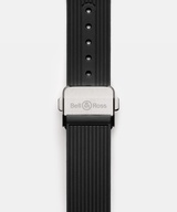 Men's watch / unisex BELL & ROSS, BR 05 Chrono Grey Steel & Gold / 42mm, SKU: BR05C-RTH-STPG/SRB | watchphilosophy.co.uk