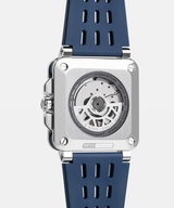 Men's watch / unisex BELL & ROSS, BR-X3 Blue Steel / 41mm, SKU: BRX3R-BLU-ST/SRB | watchphilosophy.co.uk