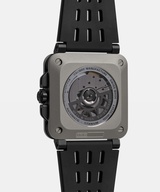 Men's watch / unisex  BELL & ROSS, BR-X3 Black Titanium / 41mm, SKU: BRX3R-BL-TI/SRB | watchphilosophy.co.uk