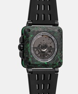 Men's watch / unisex BELL & ROSS, BR-X3 Night Vision Limited Edition / 41mm, SKU: BRX3R-GN-CA/SRB | watchphilosophy.co.uk