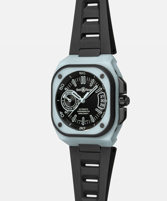 Men's watch / unisex BELL & ROSS, BR-X5 Blue Lum Limited Edition / 41mm, SKU: BRX5R-BLUM-TC/SRB | watchphilosophy.co.uk