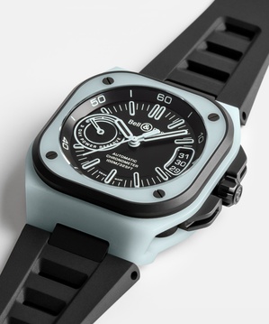 Men's watch / unisex BELL & ROSS, BR-X5 Blue Lum Limited Edition / 41mm, SKU: BRX5R-BLUM-TC/SRB | watchphilosophy.co.uk