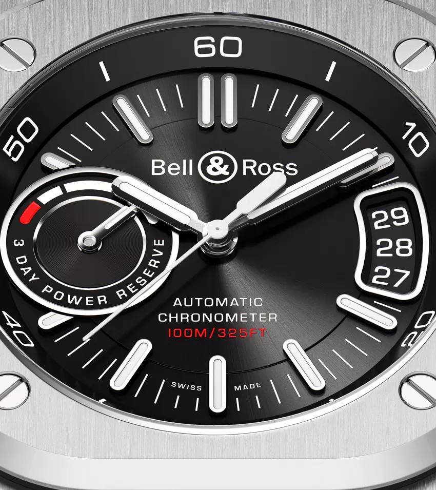 Men's watch / unisex BELL & ROSS, BR-X5 Black Steel / 41mm, SKU: BRX5R-BL-ST/SRB | watchphilosophy.co.uk