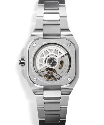 Men's watch / unisex BELL & ROSS, BR-X5 Black Steel / 41mm, SKU: BRX5R-BL-ST/SST | watchphilosophy.co.uk