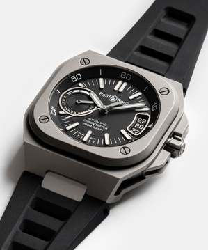 Men's watch / unisex BELL & ROSS, BR-X5 Black Titanium / 41mm, SKU: BRX5R-BL-TI/SRB | watchphilosophy.co.uk