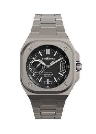 Men's watch / unisex BELL & ROSS, BR-X5 Black Titanium / 41mm, SKU: BRX5R-BL-TI/STI | watchphilosophy.co.uk