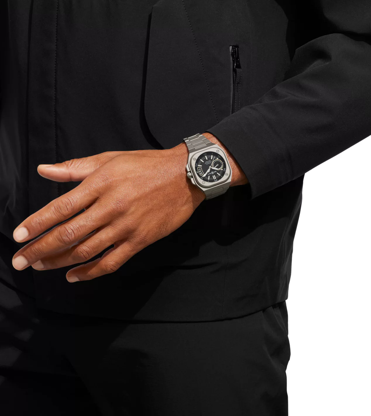 Men's watch / unisex BELL & ROSS, BR-X5 Black Titanium / 41mm, SKU: BRX5R-BL-TI/STI | watchphilosophy.co.uk