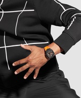 Men's watch / unisex  BELL & ROSS, BR-X5 Carbon Orange / 41mm, SKU: BRX5R-BO-TC/SRB | watchphilosophy.co.uk