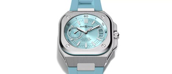 Men's watch / unisex BELL & ROSS, BR-X5 Ice Blue Steel / 41mm, SKU: BRX5R-IB-ST/SRB | watchphilosophy.co.uk