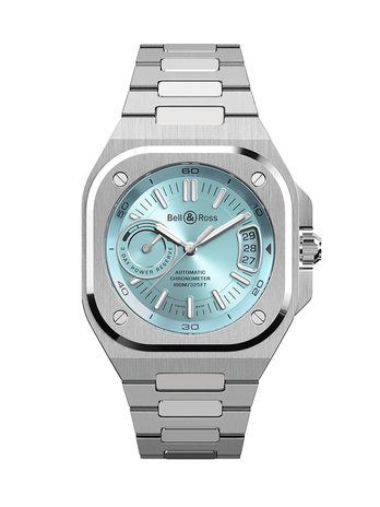 Men's watch / unisex BELL & ROSS, BR-X5 Ice Blue Stee / 41mm, SKU: BRX5R-IB-ST/SST | watchphilosophy.co.uk