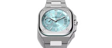 Men's watch / unisex BELL & ROSS, BR-X5 Ice Blue Stee / 41mm, SKU: BRX5R-IB-ST/SST | watchphilosophy.co.uk