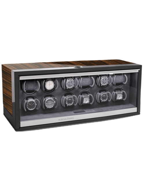 BUBEN & ZORWEG, Neo 12 High-Gloss Macassar Time Mover, SKU: BZN12HGM | watchphilosophy.co.uk