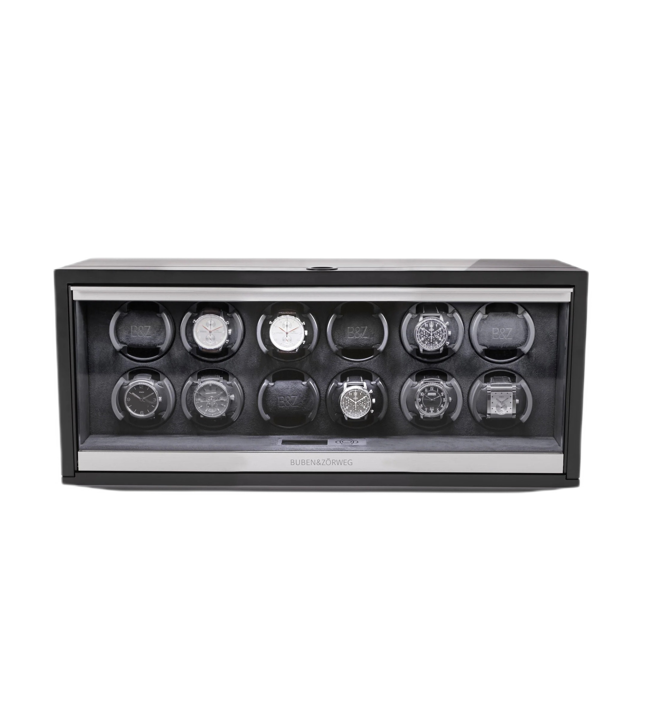BUBEN & ZORWEG, Neo 12 High-Gloss Carbon Time Mover, SKU: BZN12HGC | watchphilosophy.co.uk