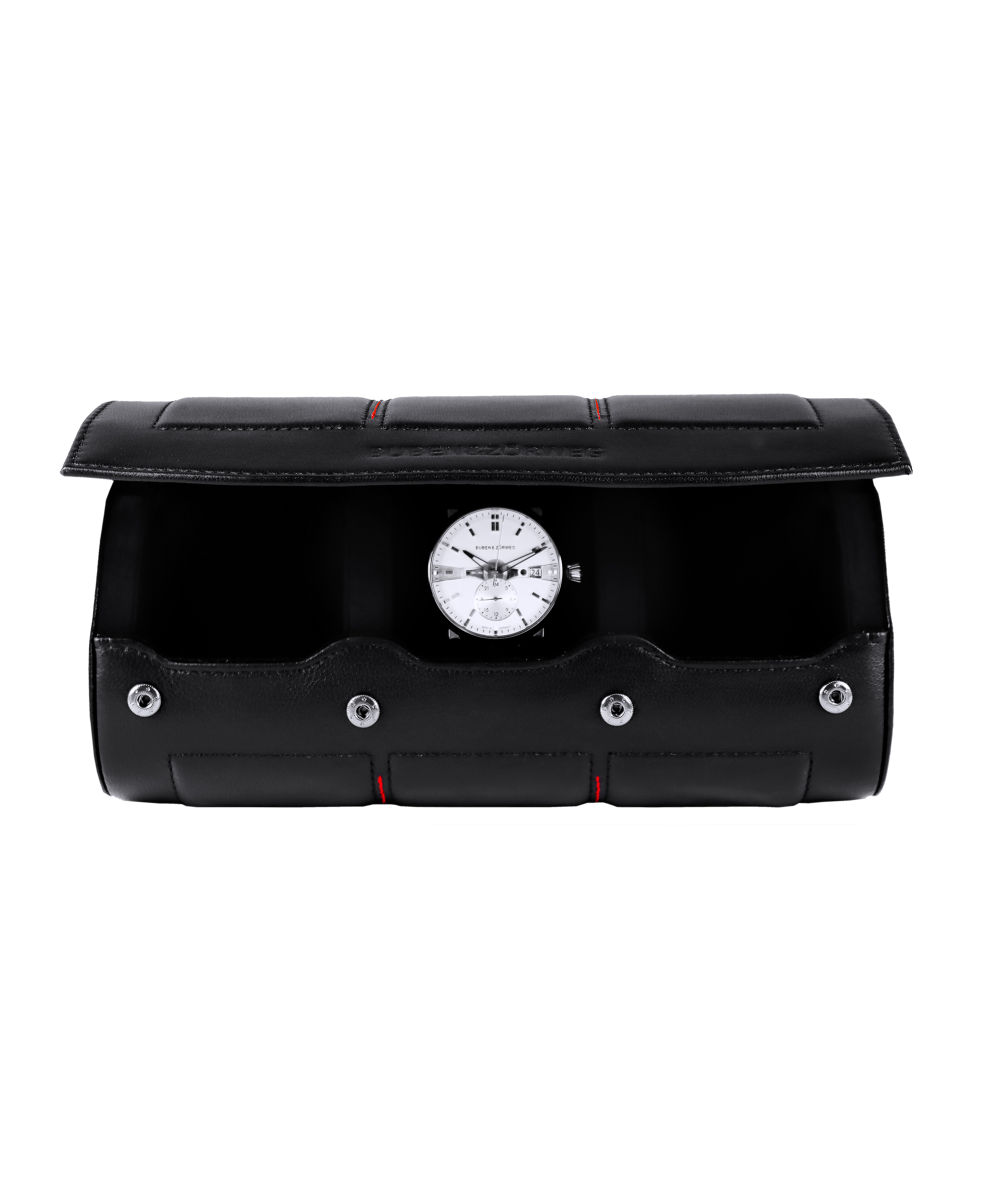 BUBEN & ZORWEG, Nitro Case 3 Black/Red, SKU: BZN3BR | watchphilosophy.co.uk