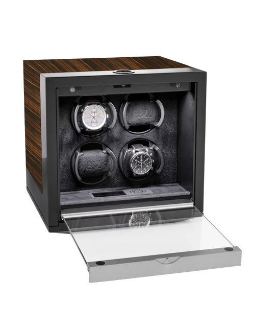 BUBEN & ZORWEG, Neo 4 High-Gloss Macassar Time Mover, SKU: BZN4HGM | watchphilosophy.co.uk