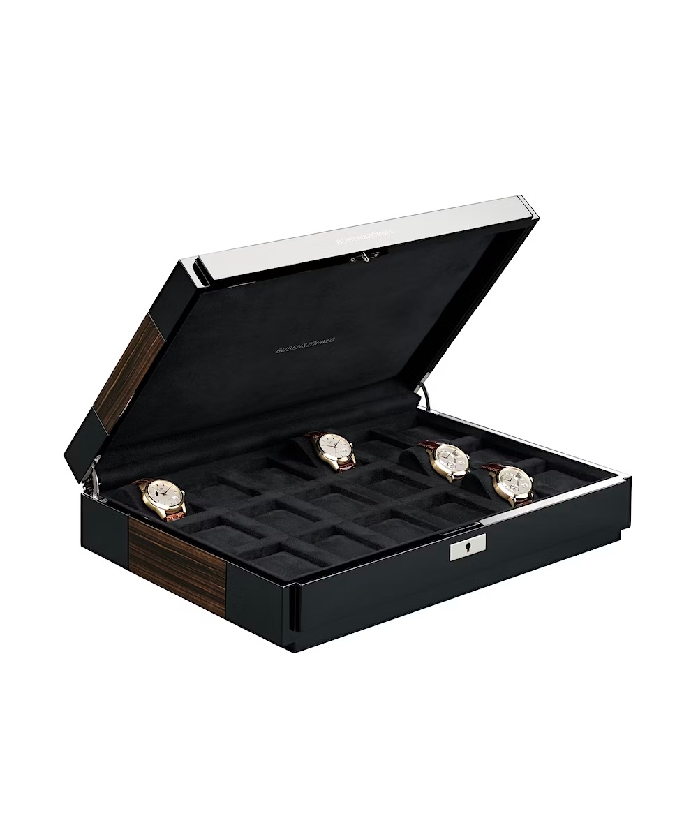 BUBEN & ZORWEG, Vantage Case 18 Macassar, SKU: BZV18M | watchphilosophy.co.uk