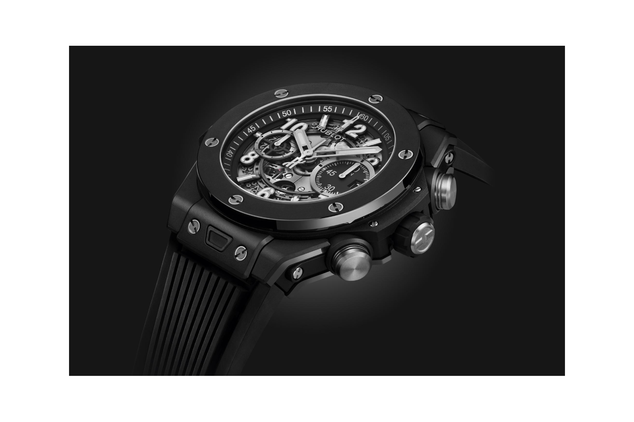 Men's watch / unisex HUBLOT, Big Bang Unico Black Magic / 44mm, SKU: 421.CI.1170.RX | watchphilosophy.co.uk