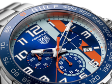 Men's watch / unisex  TAG HEUER, Formula 1 Gulf Quartz Chronograph / 43mm, SKU: CAZ101AT.BA0842 | watchphilosophy.co.uk