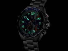 Men's watch / unisex TAG HEUER, Formula 1 Gulf Quartz Chronograph / 43mm, SKU: CAZ101AT.BA0842 | watchphilosophy.co.uk