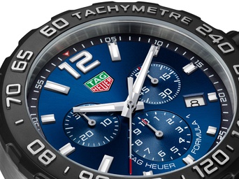 Men's watch / unisex TAG HEUER, Formula 1 Quartz Chronograph / 43mm, SKU: CAZ101AV.FT8077 | watchphilosophy.co.uk