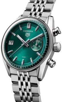 Men's watch / unisex TAG HEUER, Carrera Chronograph / 39mm, SKU: CBS2211.BA0048 | watchphilosophy.co.uk