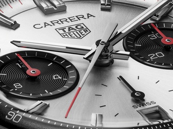 Men's watch / unisex TAG HEUER, Carrera Chronograph / 39mm, SKU: CBS2216.BA0041 | watchphilosophy.co.uk