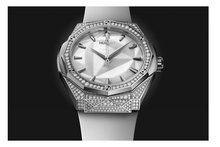 Men's watch / unisex  HUBLOT, Classic Fusion Orlinski Titanium White Pave / 40mm, SKU: 550.NS.2200.RW.1604.ORL20 | watchphilosophy.co.uk