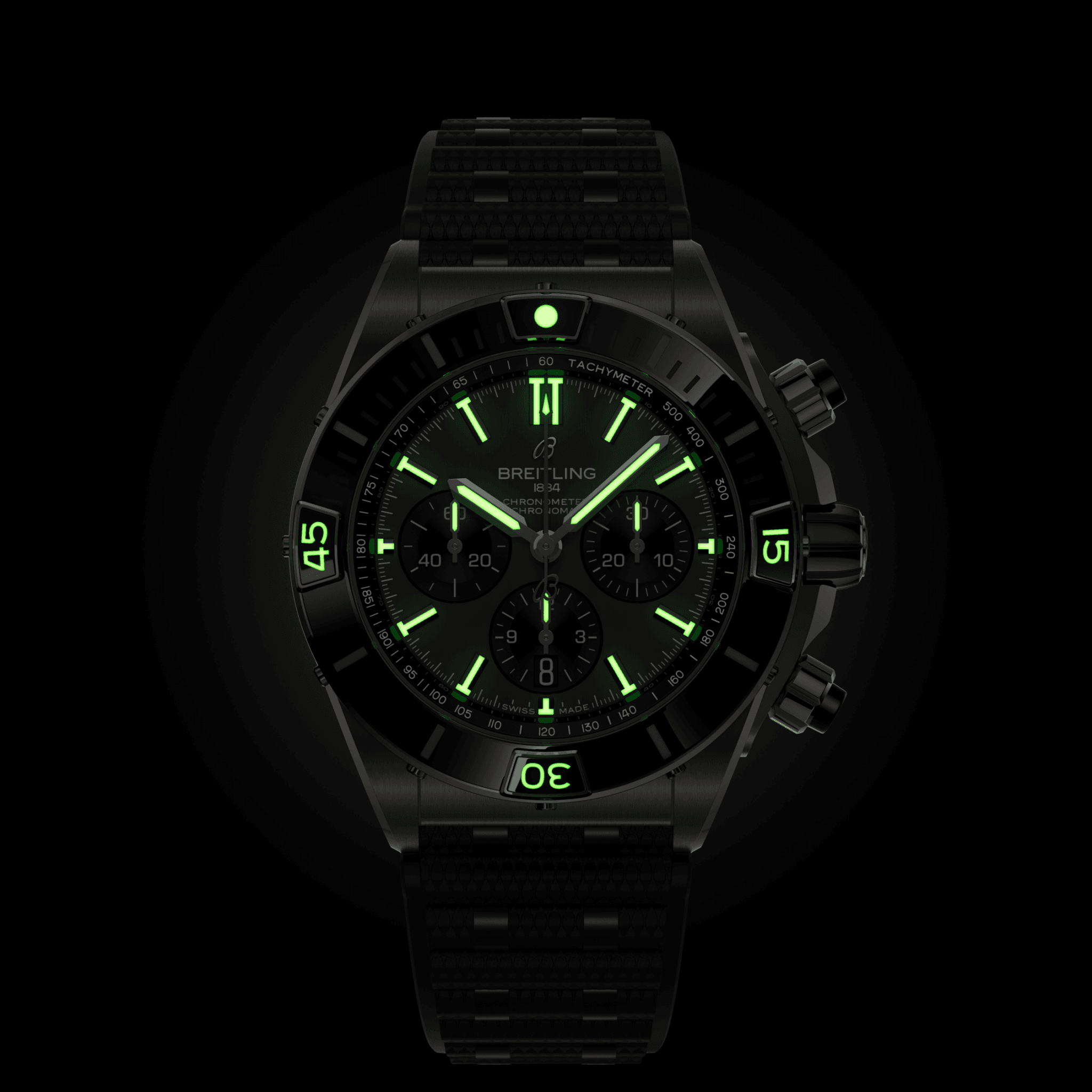 Men's watch / unisex BREITLING, Super Chronomat B01 / 44mm, SKU: EB0136251M1S1 | watchphilosophy.co.uk