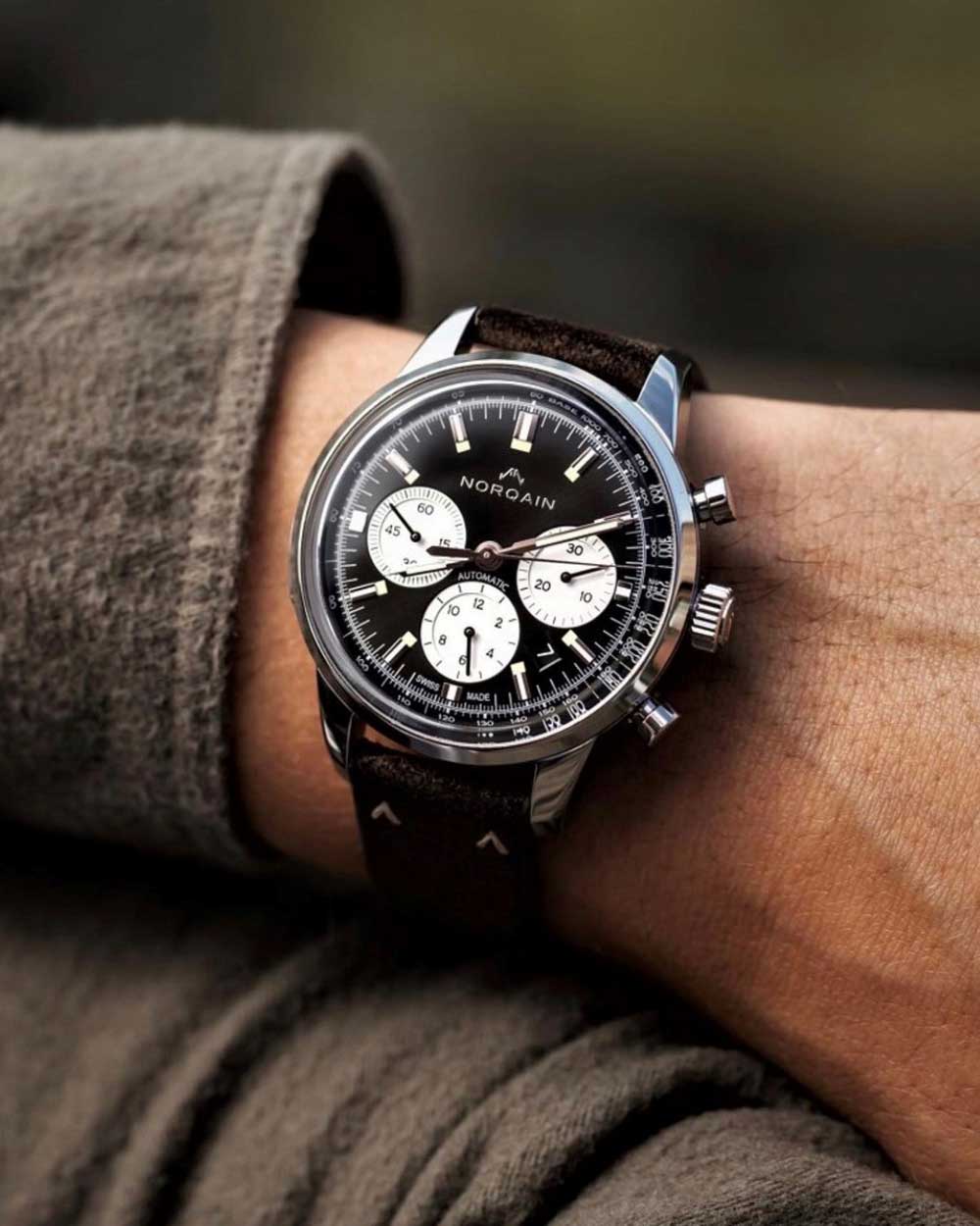 Men's watch / unisex NORQAIN, Freedom 60 Chrono / 43mm, SKU: N2000S22C/B221/20EO.18S | watchphilosophy.co.uk
