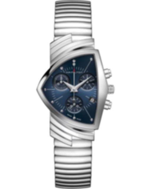 Men's watch / unisex HAMILTON, Ventura Chrono Quartz / 32,3mm x 50,3mm, SKU: H24432141 | watchphilosophy.co.uk