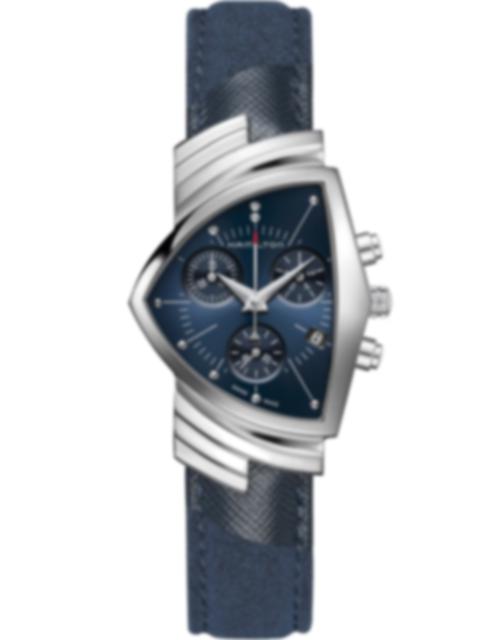 Men's watch / unisex HAMILTON, Ventura Chrono Quartz / 32,3mm x 50,3mm, SKU: H24432941 | watchphilosophy.co.uk