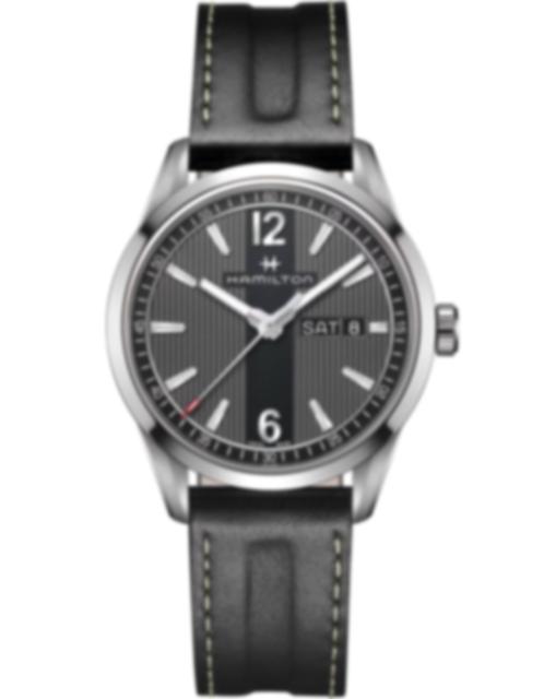 Men's watch / unisex HAMILTON, Broadway Day Date Quartz / 40mm, SKU: H43311735 | watchphilosophy.co.uk