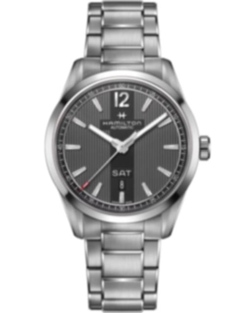 Men's watch / unisex HAMILTON, Broadway Day Date Auto / 42mm, SKU: H43515135 | watchphilosophy.co.uk