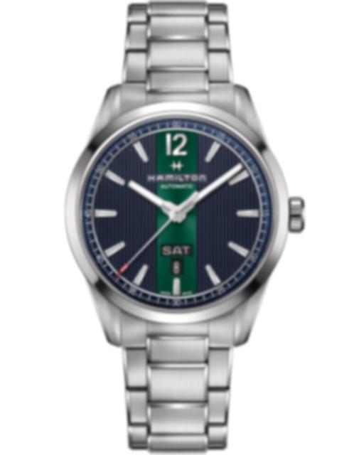 Men's watch / unisex HAMILTON, Broadway Day Date Auto / 42mm, SKU: H43515141 | watchphilosophy.co.uk