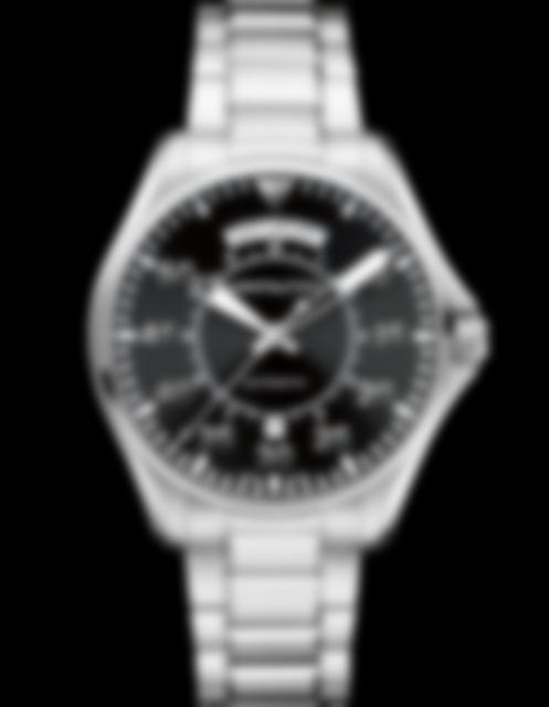 Men's watch / unisex HAMILTON, Khaki Aviation Pilot Day Date Auto / 42mm, SKU: H64615135 | watchphilosophy.co.uk